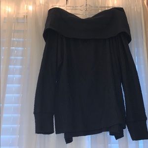Off the shoulder sweater